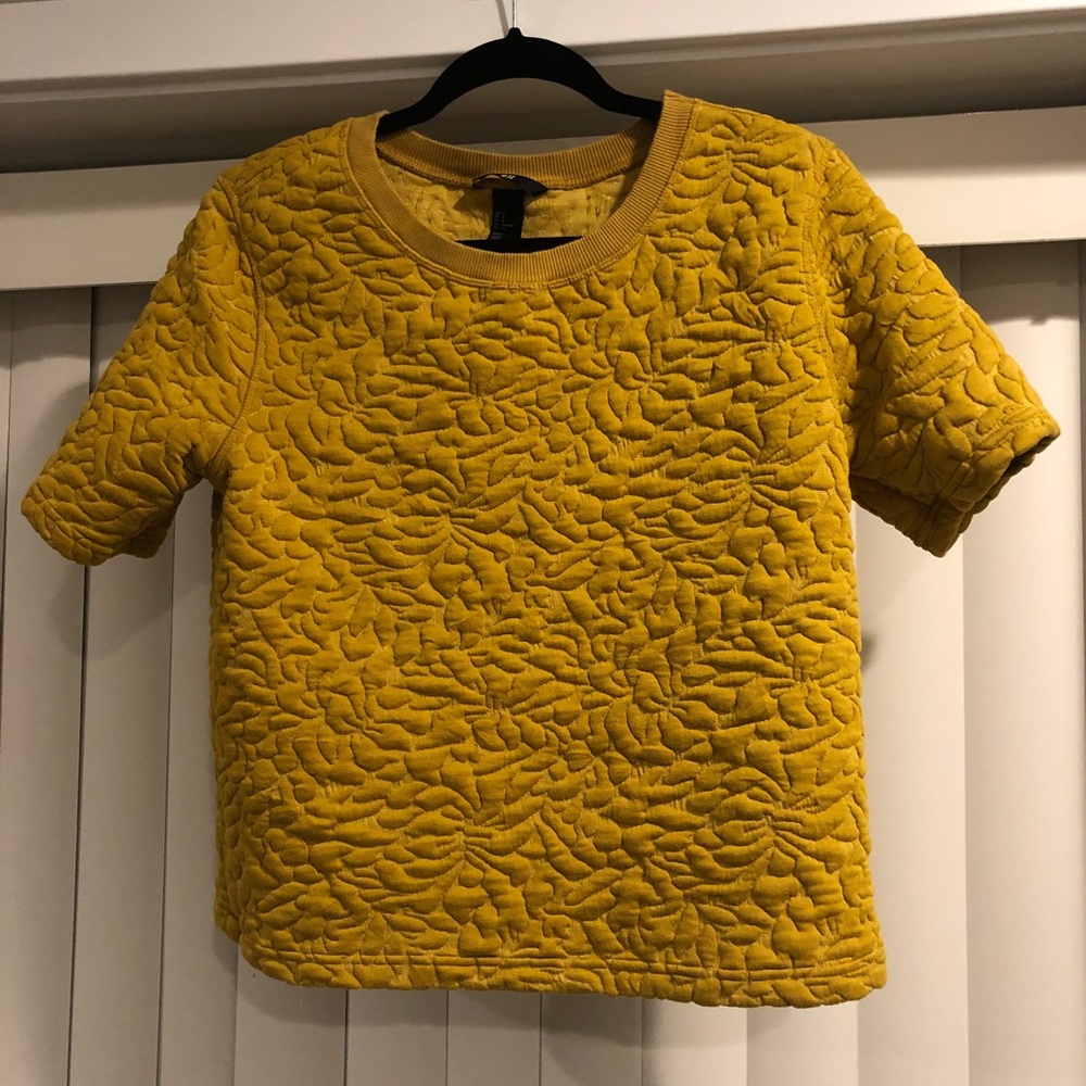 H&M citron structured blouse!